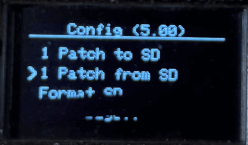 1 Patch from SD