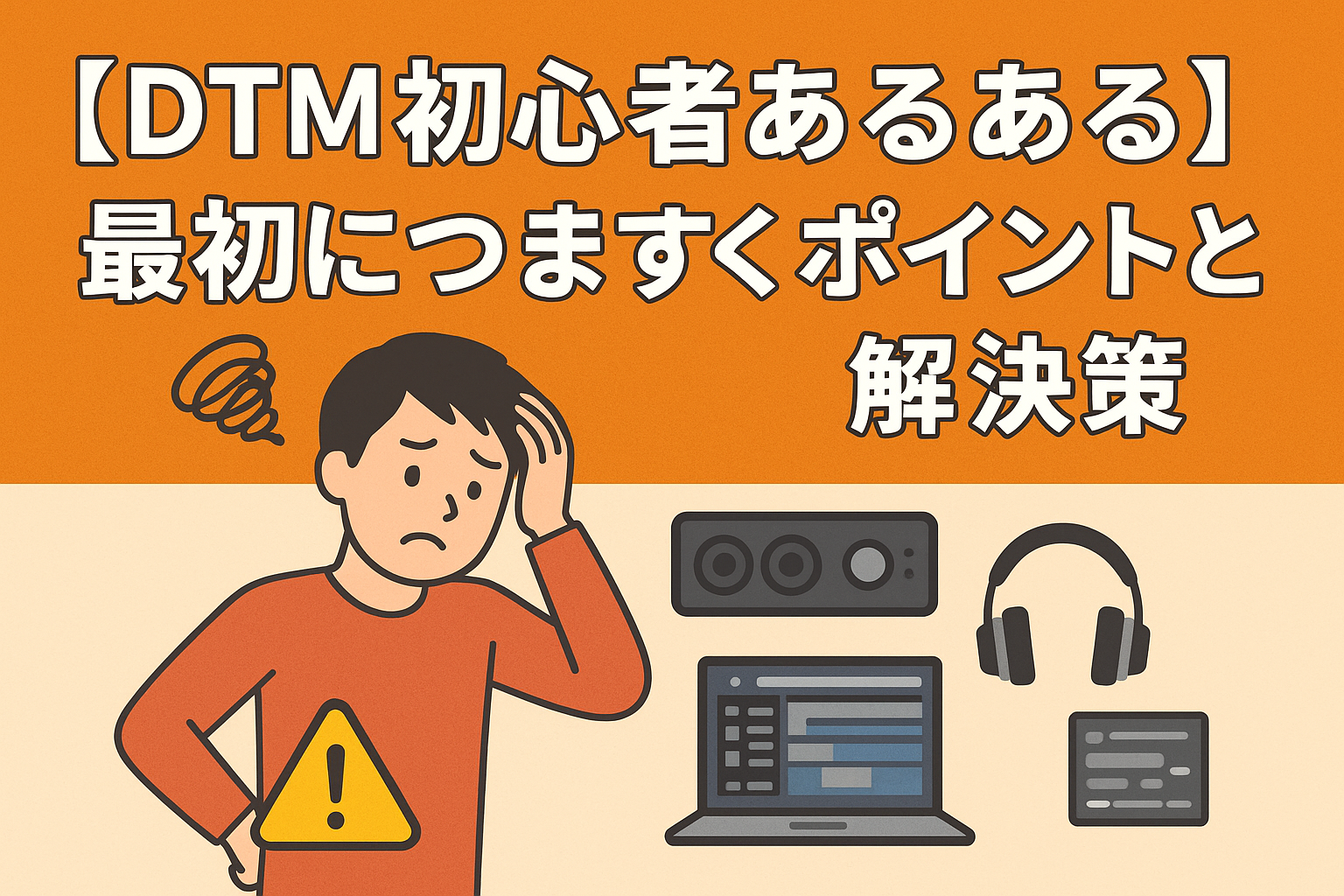 DTM初心者つまづくポイント解決策