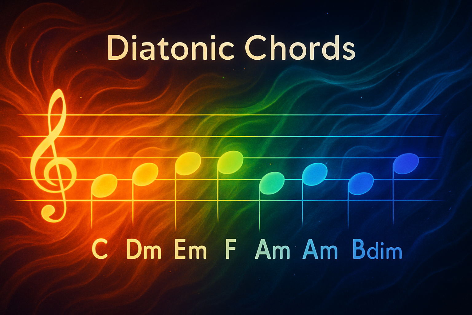 【作曲の壁を突破】同じキーでも雰囲気が変わる！ダイアトニックコードの使い分け　アイキャッチ